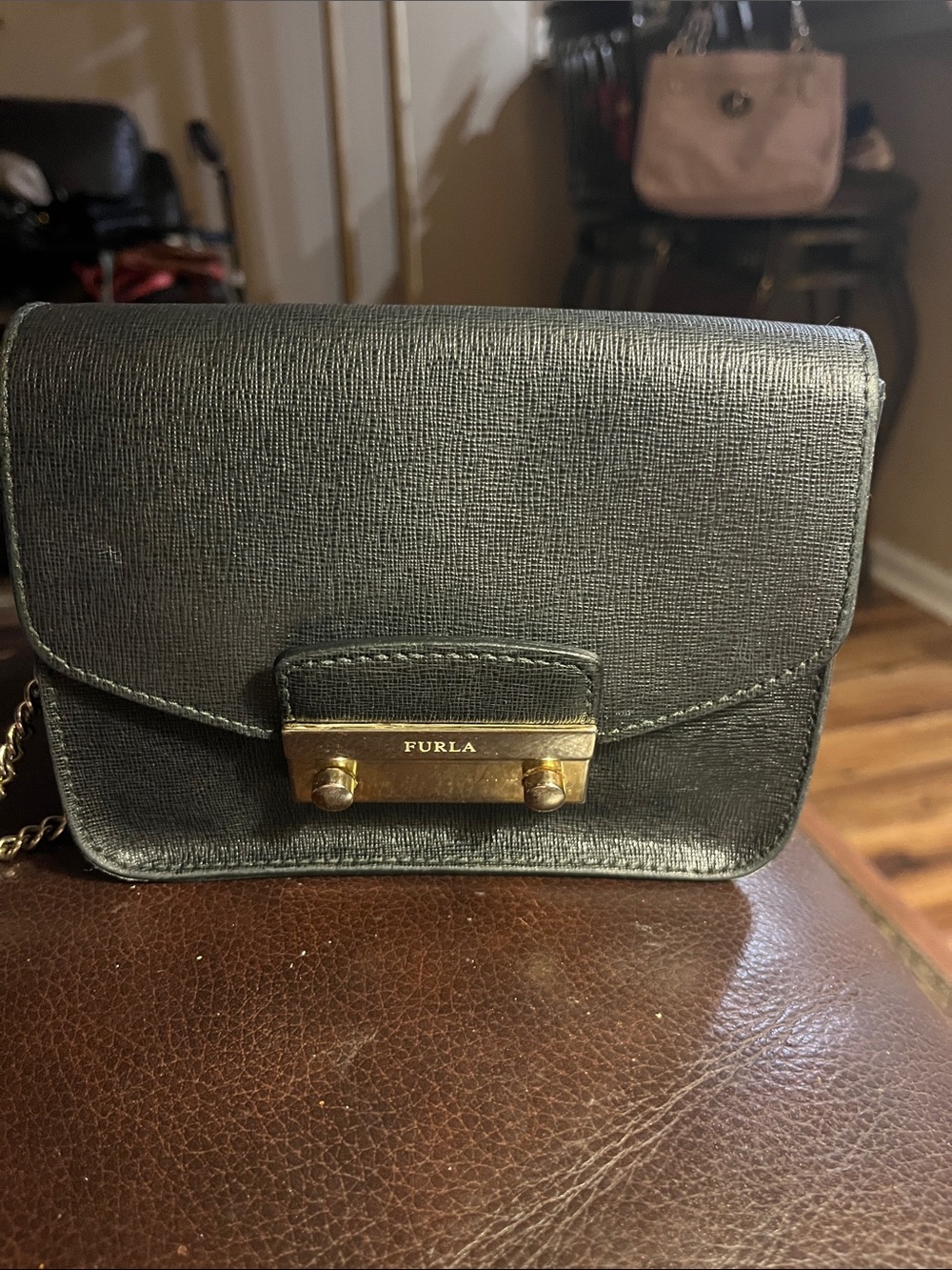 EUC Authentic Furla Mini Julia Leather Crossbody